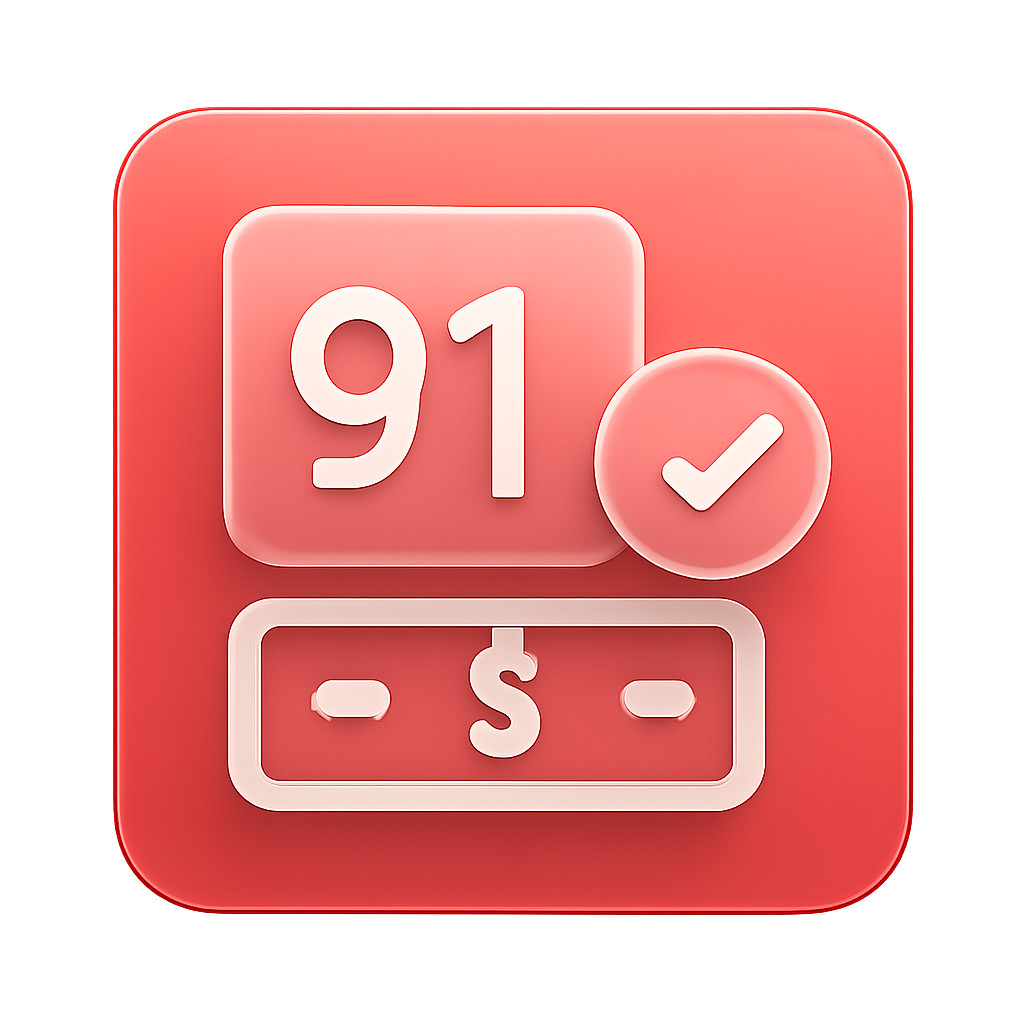 A professional badge symbolizing 91 Club Security.