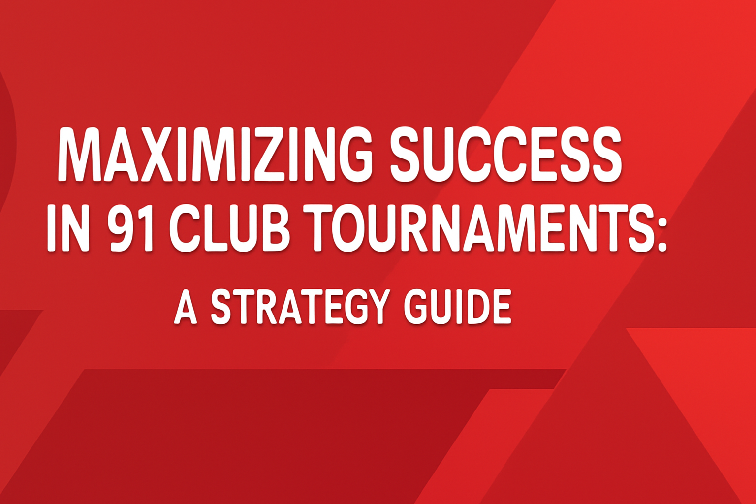 A digital landscape featuring the title '91 Club Notices' in 3D text with #cf2326 accents.