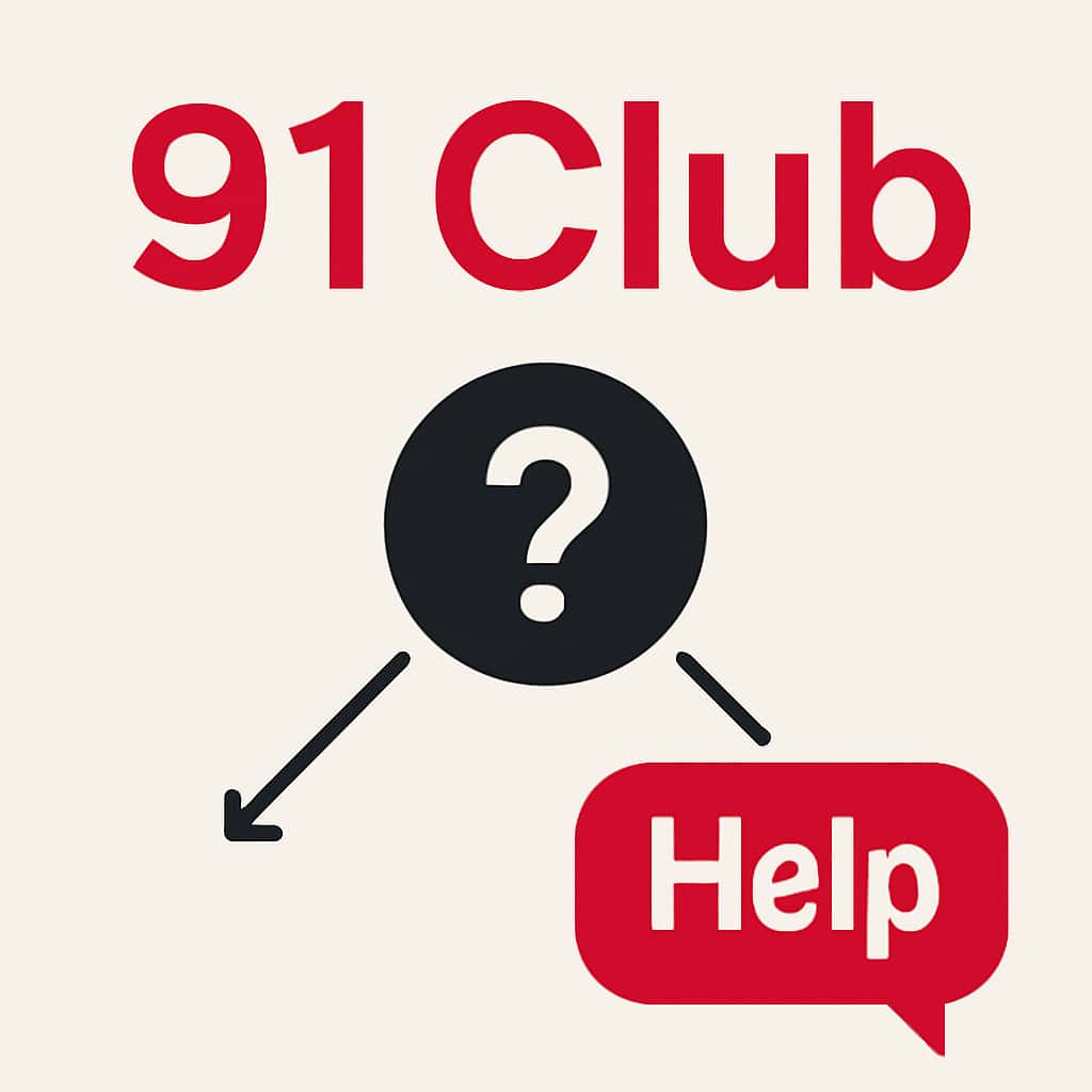 91 Club Help section diagram