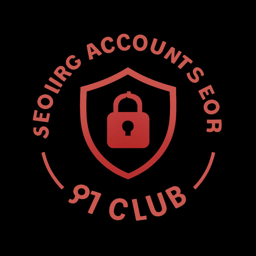 Badge for Secure Accounts for 91 Club.